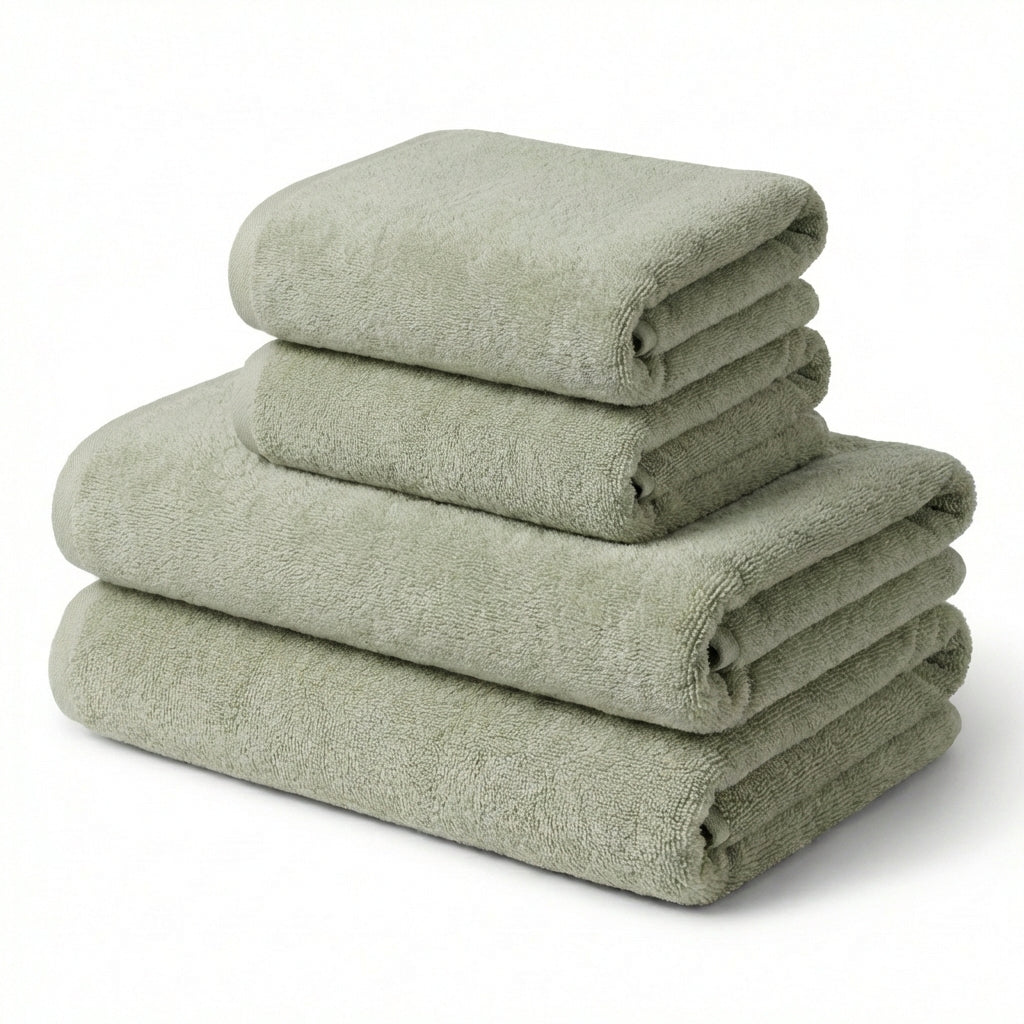 Pistasjgrønn Håndklepakke (4stk)