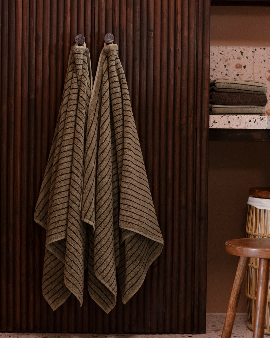 Pistasj/Mose Håndklepakke (4stk)