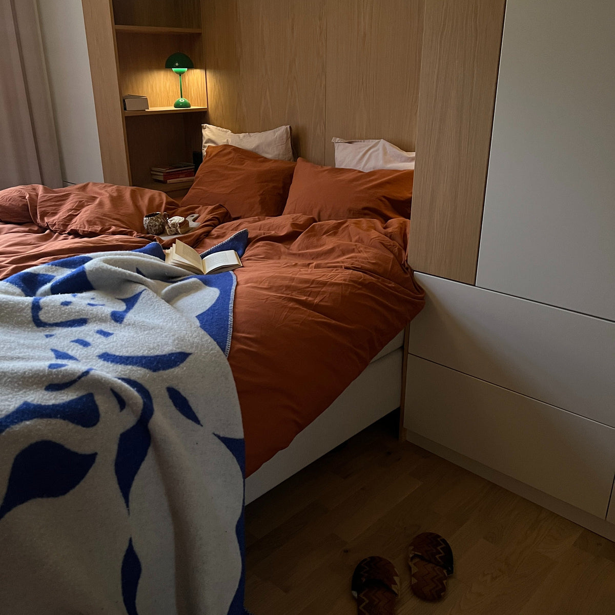 Rustrød Sengetøypakke