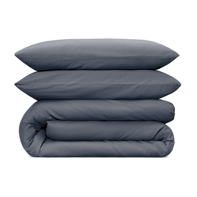 Skumring Sengesett i matt sateng