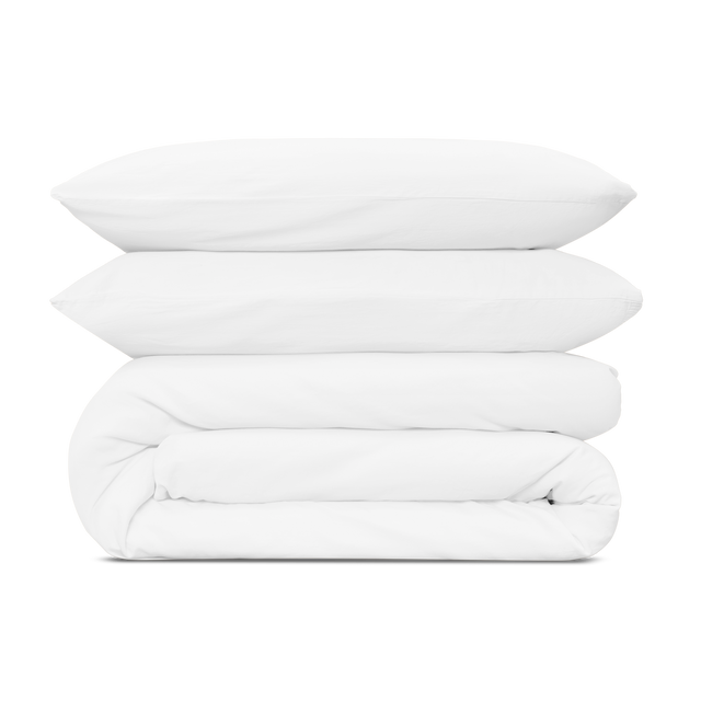 Hotellhvit Sengesett i matt sateng