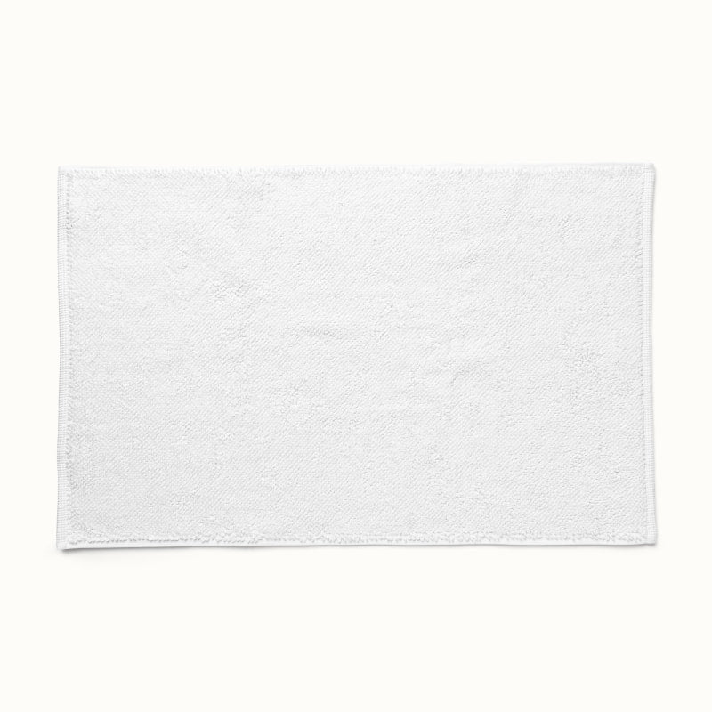Baderomsmatter i bomull Hotellhvit