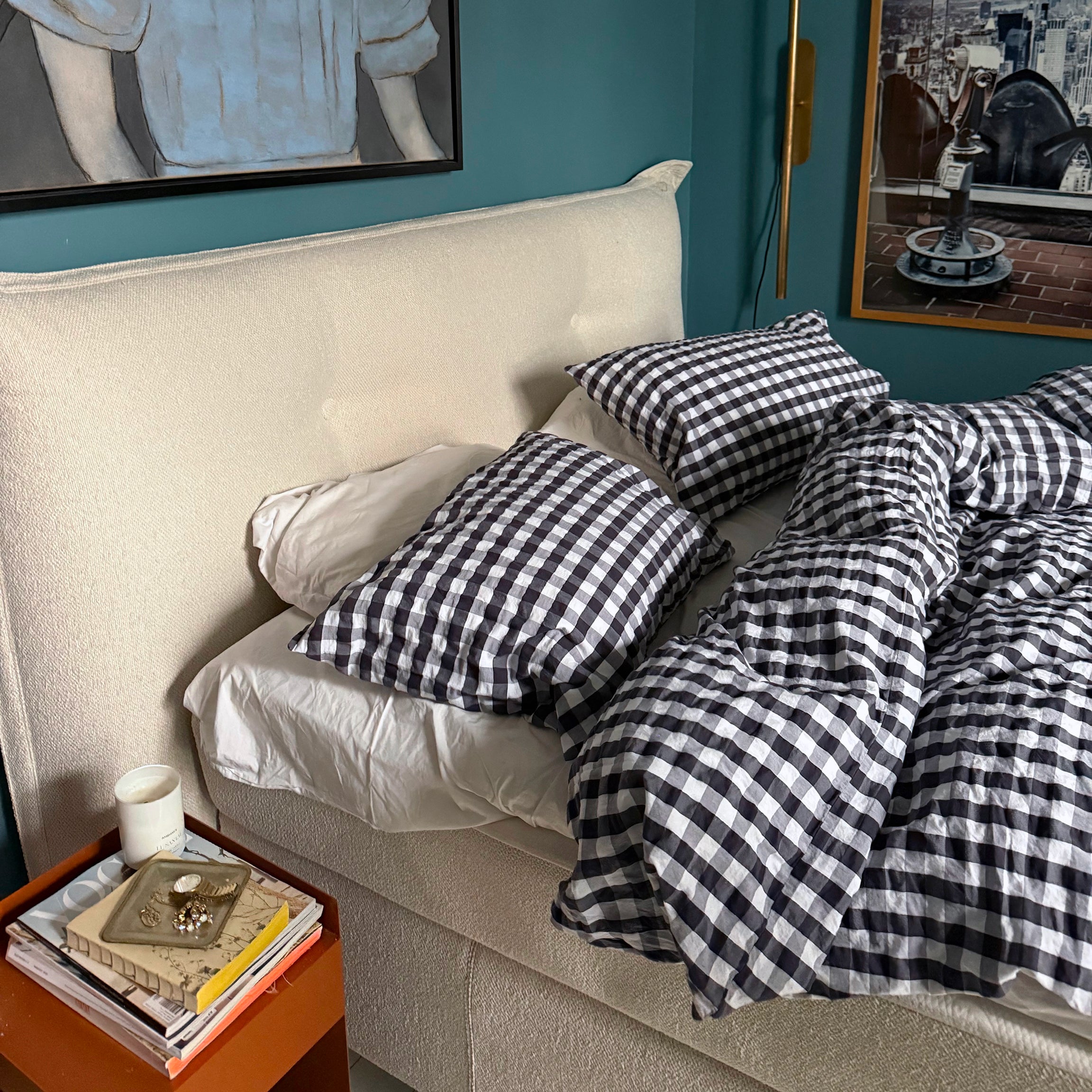 Skumring/Hotellhvit Sengesett