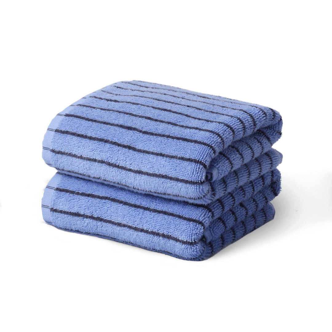 Klassiske håndhåndklær (2 stk) Himmelblå/Skumring