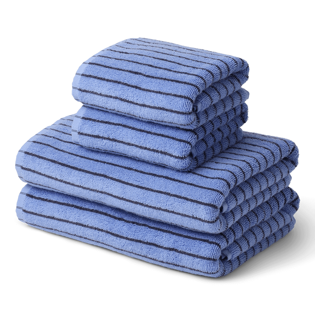 Himmelblå/Skumring  Håndklepakke (4 stk)