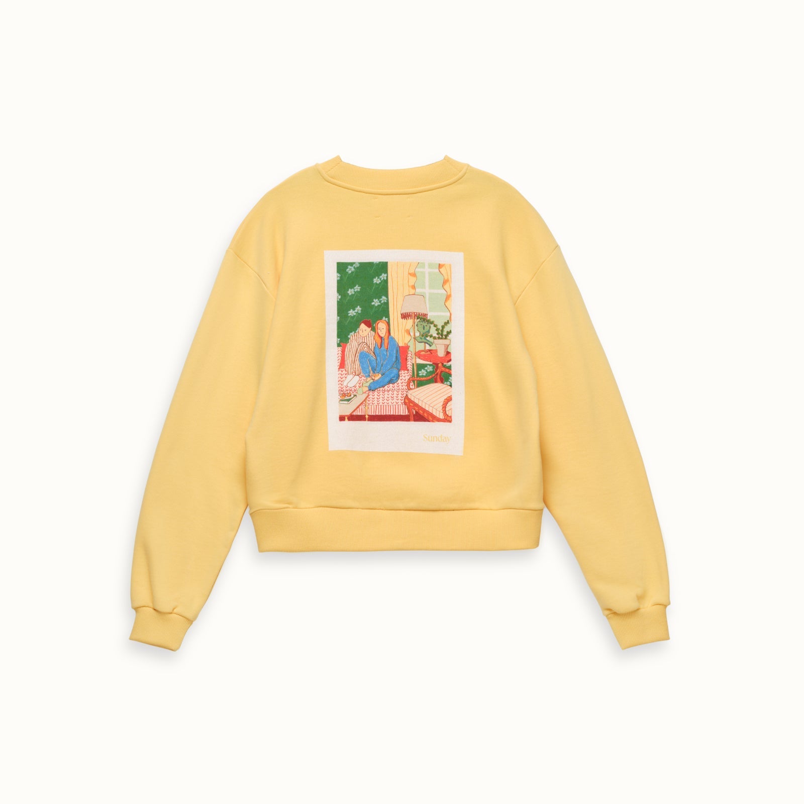 Plommegul Rossow Crewneck Dame