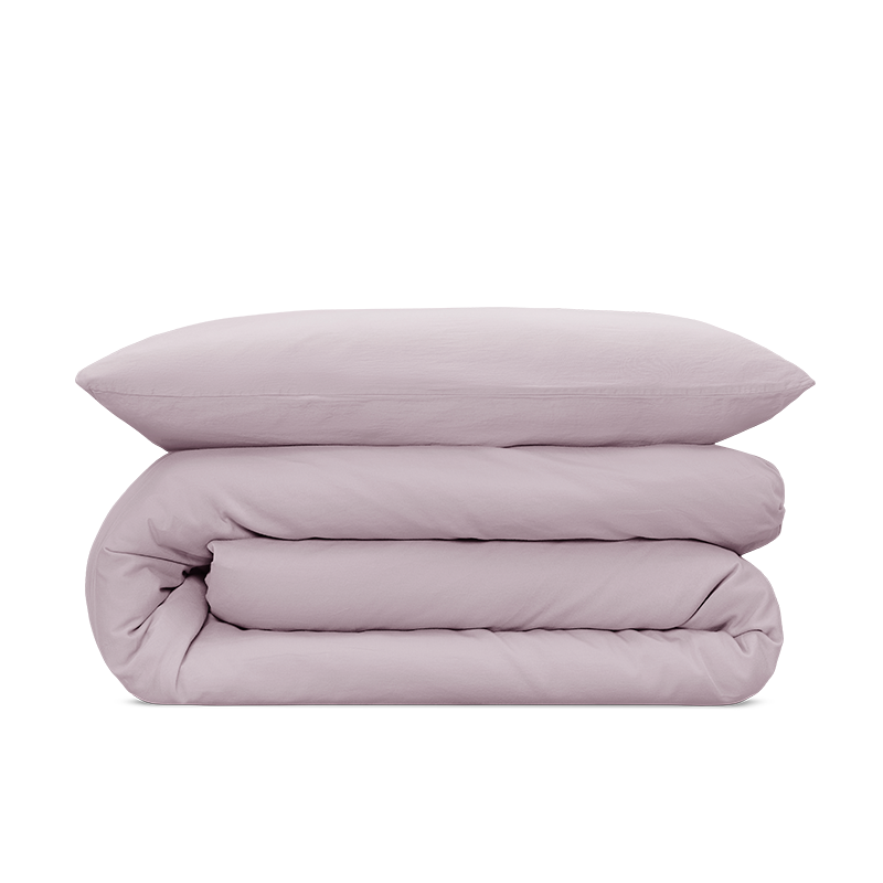 Sengesett i matt sateng Støvlilla