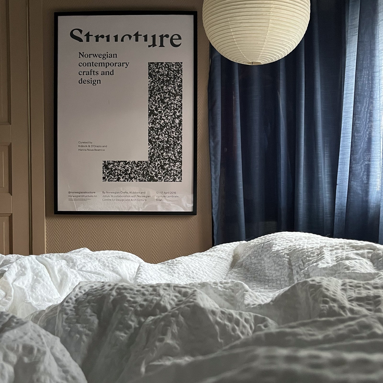 Hotellhvit Sengesett i krepp