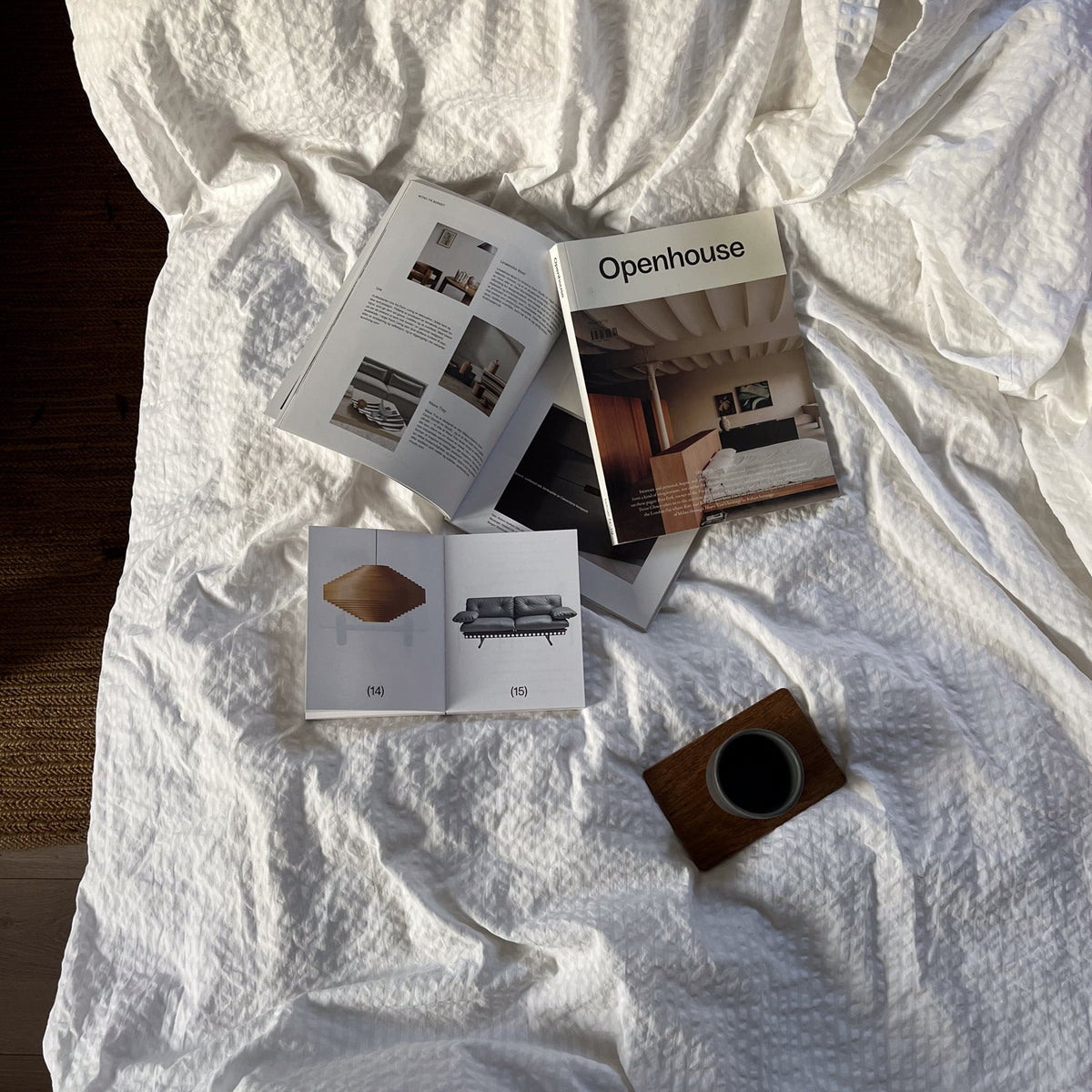Hotellhvit Sengesett i krepp
